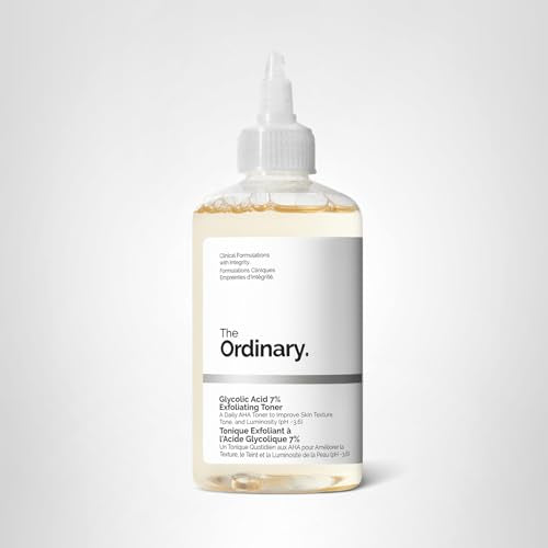 The Ordinary Glycolic Acid 7% Exfoliating Toner, Brightening and Smoothing Daily Toner for More Even-Looking Skin Tone